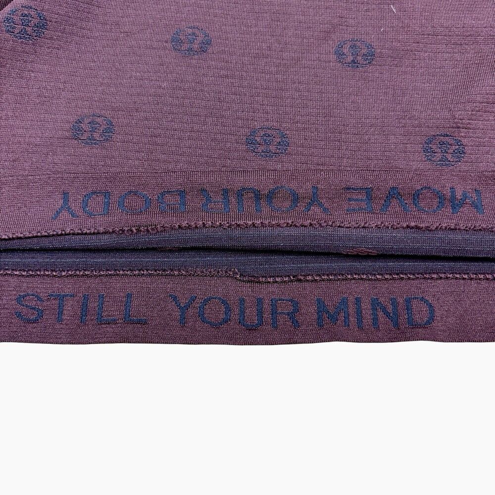 Lululemon Swiftly Tech 2.0 Long Sleeve Yogo Pop Cassis/Black Sz 8 Logos!! MINT ! - Picture 12 of 15